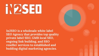 White Label SEO Services - In2SEO