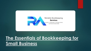 The Essentials of Bookkeeping for Small Business