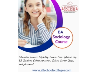 BA  in Sociology Course