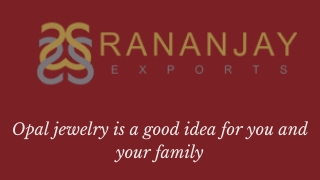 Buy Genuine Opal Jewelry at Wholesale Price || Rananjay Exports