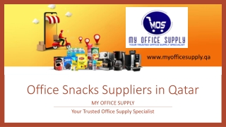 Office Snacks Suppliers in Qatar_