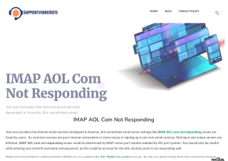www_supportviaremote_com_imap-aol-com-not-responding