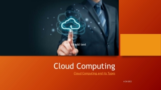 What is Cloud Computing and its Types