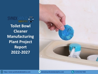 Toilet Bowl Cleaner Manufacturing Plant Project Report