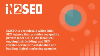 White Label SEO Services - IN2SEO