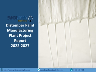 Distemper Paint Manufacturing Plant Project Report