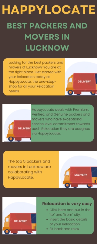 HappyLocate - Best Packers and Movers in Lucknow.