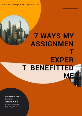 7 Ways My Assignment Expert Benefitted Me