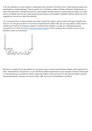 The 12 Worst Types name necklace Accounts You Follow on Twitter
