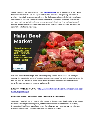 Halal Beef Market