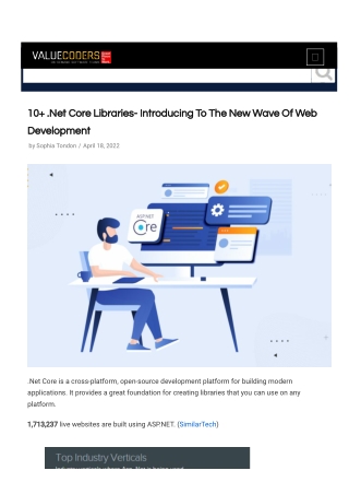 10 .Net Core Libraries- Introducing To The New Wave Of Web Development