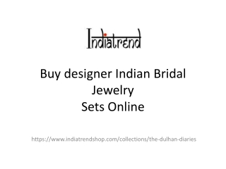 Indian Bridal Jewelry