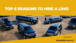 Top 6 reasons to hire a Limo