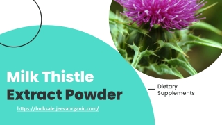 Milk Thistle Extract Powder