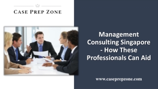 Management Consultants Help Organisations to Solve Issues