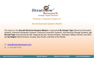 Aircraft Electrical Systems Market Expected to Grow Strong through 2026