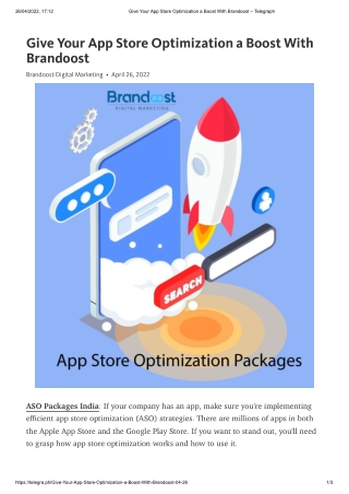 Give Your App Store Optimization a Boost With Brandoost
