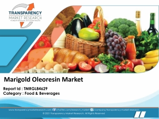 Marigold Oleoresin Market