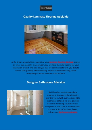 Designer Bathrooms Adelaide