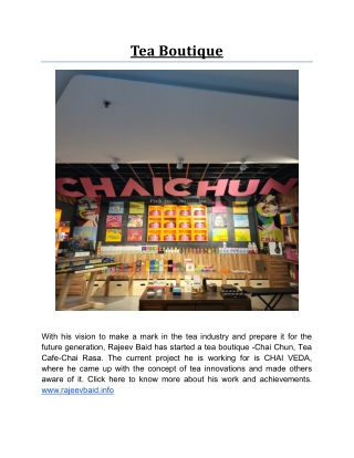 Tea Boutique