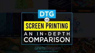 DTG vs. Screen Printing - an in-depth comparison