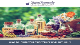 Ways to Lower your Triglyceride Level Naturally