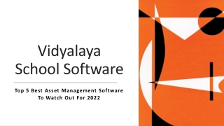 Top 5 Best Asset Management Software To Watch Out For 2022