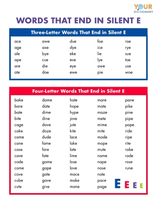 silent-letter-e-word-list