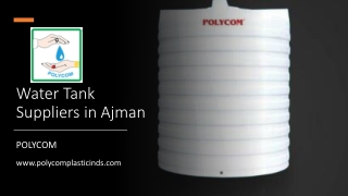 Water Tank Suppliers in Ajman_