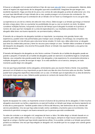 Tips de un letrado para eludir un mal divorcio
