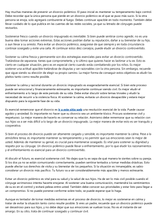 Tips de un letrado para evitar un mal divorcio