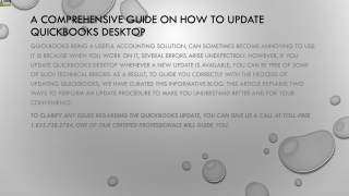 A complete guide to Update QuickBooks Desktop 