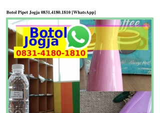 Botol Pipet Jogja Ô8౩I-ԿI8Ô-I8IÔ[WA]