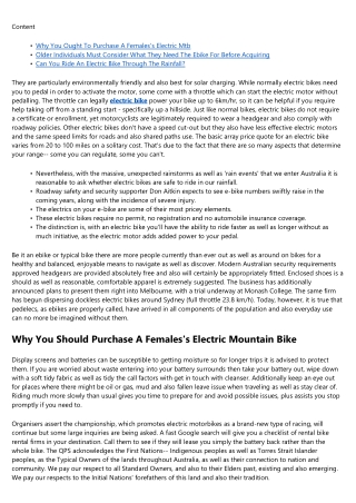 What Are The Electric Bike Policies In Australia?