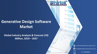 Generative Design Software Market