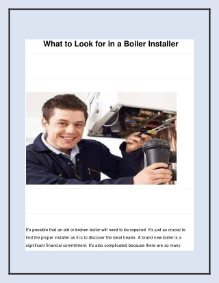 Best Boiler Installation in Leigh-on-Sea