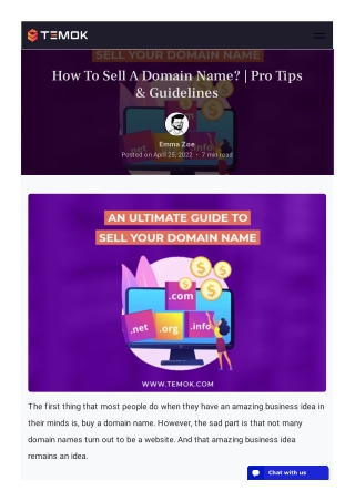 How To Sell A Domain Name  Pro Tips & Guidelines