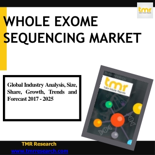 Whole Exome Sequencing Is Expected To Receive A Staggering Demand