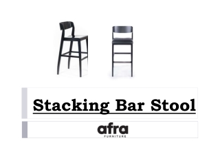 Stacking Bar Stool