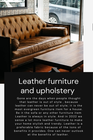Re-emergence of Leather in 2022