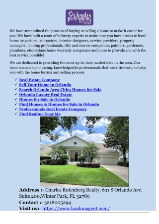 Find Houses & Homes for Sale in Orlando