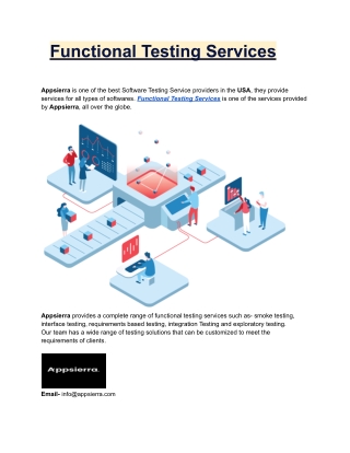 Functional Testing Services
