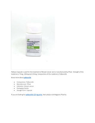 palbociclib 125 mg price