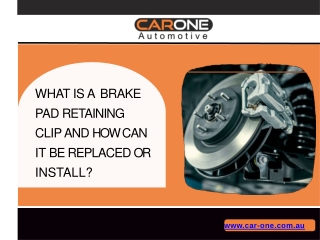 Brake Pad Retaining Clip Replacement and Installation: What Are Your Options?