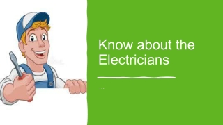 Know about the Electricians .pdf