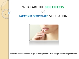 What are the Side effects of Lapatinib