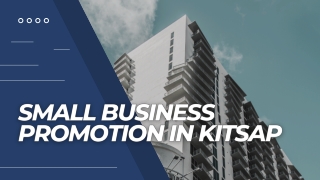 Small Business Promotion In Kitsap - PPT