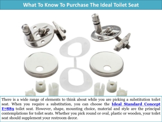 What To Know To Purchase The Ideal Toilet Seat