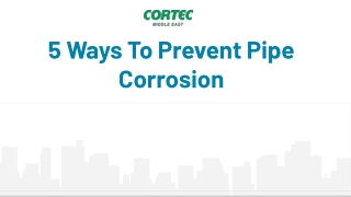 5 Ways To Prevent Pipe Corrosion