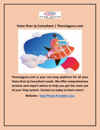 Voice Over Ip Consultant  Thevoipguru.com